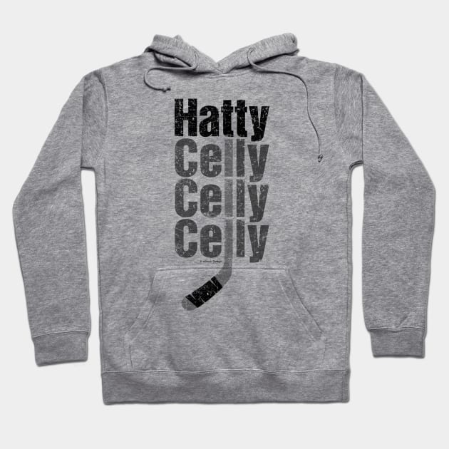 Celly Celly Celly - funny hockey celebration Hoodie by eBrushDesign